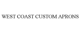 WEST COAST CUSTOM APRONS