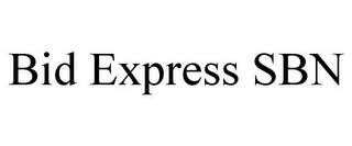 BID EXPRESS SBN