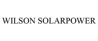 WILSON SOLARPOWER