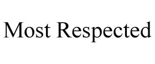 MOST RESPECTED