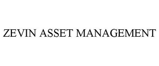 ZEVIN ASSET MANAGEMENT