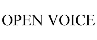 OPEN VOICE