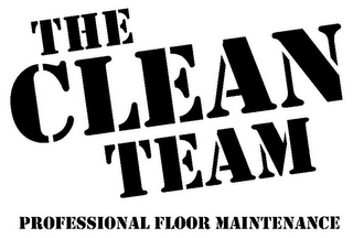 THE CLEAN TEAM PROFESSIONAL FLOOR MAINTENANCE