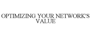 OPTIMIZING YOUR NETWORK'S VALUE