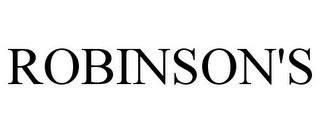 ROBINSON'S