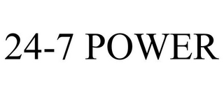 24-7 POWER