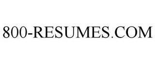 800-RESUMES.COM