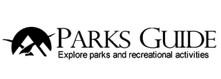 PARKS GUIDE EXPLORE PARKS AND RECREATIONAL ACTIVITIES