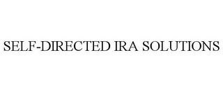 SELF-DIRECTED IRA SOLUTIONS