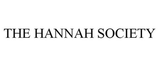 THE HANNAH SOCIETY