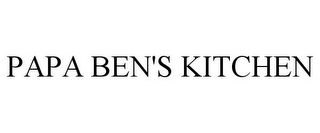 PAPA BEN'S KITCHEN