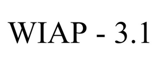 WIAP - 3.1