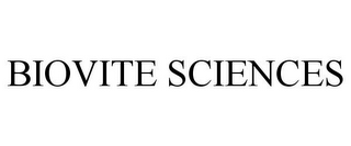 BIOVITE SCIENCES