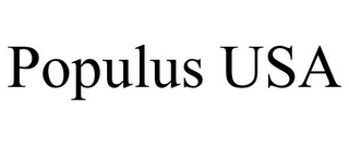 POPULUS USA