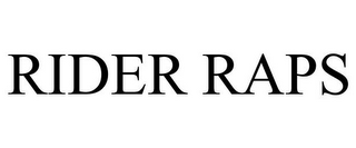 RIDER RAPS