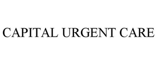 CAPITAL URGENT CARE