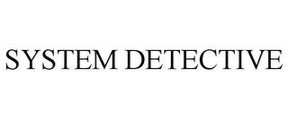 SYSTEM DETECTIVE