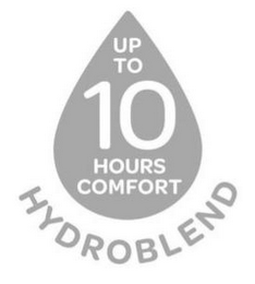 UP TO 10 HOURS COMFORT HYDROBLEND