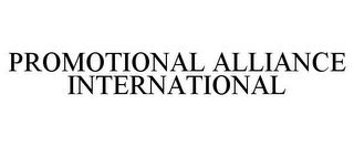 PROMOTIONAL ALLIANCE INTERNATIONAL