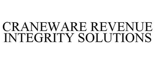 CRANEWARE REVENUE INTEGRITY SOLUTIONS