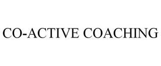 CO-ACTIVE COACHING