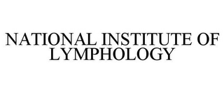 NATIONAL INSTITUTE OF LYMPHOLOGY