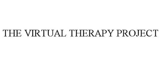 THE VIRTUAL THERAPY PROJECT