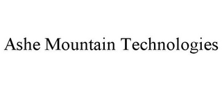 ASHE MOUNTAIN TECHNOLOGIES