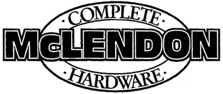 MCLENDON · COMPLETE · · HARDWARE ·