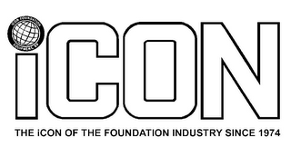 ICON FOUNDATION EQUIPMENT, BV ICON THE ICON OF THE FOUNDATION INDUSTRY SINCE 1974