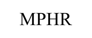 MPHR