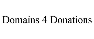 DOMAINS 4 DONATIONS