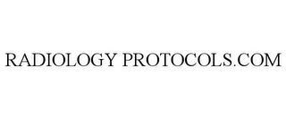 RADIOLOGY PROTOCOLS.COM