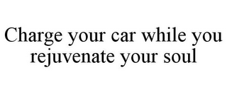 CHARGE YOUR CAR WHILE YOU REJUVENATE YOUR SOUL