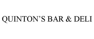 QUINTON'S BAR & DELI