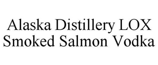 ALASKA DISTILLERY LOX SMOKED SALMON VODKA