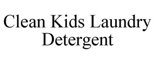 CLEAN KIDS LAUNDRY DETERGENT