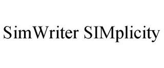 SIMWRITER SIMPLICITY