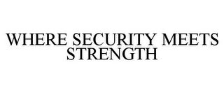 WHERE SECURITY MEETS STRENGTH