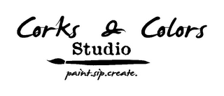 CORKS & COLORS STUDIO PAINT. SIP. CREATE.