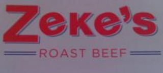 ZEKE'S ROAST BEEF