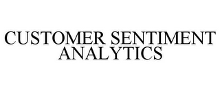 CUSTOMER SENTIMENT ANALYTICS