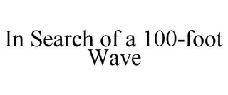 IN SEARCH OF A 100-FOOT WAVE