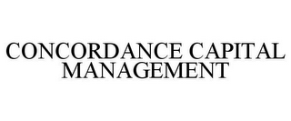 CONCORDANCE CAPITAL MANAGEMENT