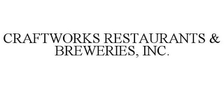 CRAFTWORKS RESTAURANTS & BREWERIES, INC.