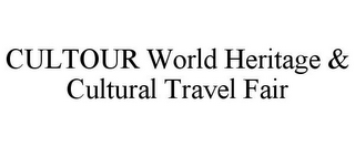 CULTOUR WORLD HERITAGE & CULTURAL TRAVEL FAIR