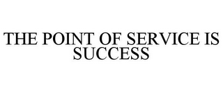 THE POINT OF SERVICE IS SUCCESS