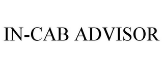 IN-CAB ADVISOR