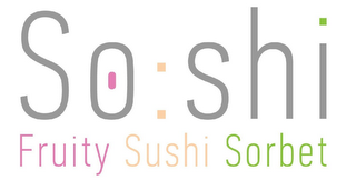 SO : SHI FRUITY SUSHI SORBET