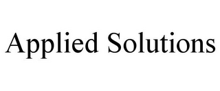 APPLIED SOLUTIONS